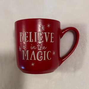 St. Nicholas Square Red Mug with White Text